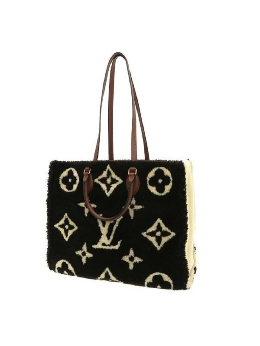 Louis Vuitton Monogram Teddy On The Go GM Tote Black